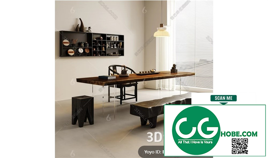 Tea Room 72 3D Model